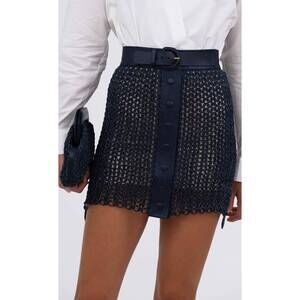 NEW NONCHALANT LABEL amara mini skirt in denim